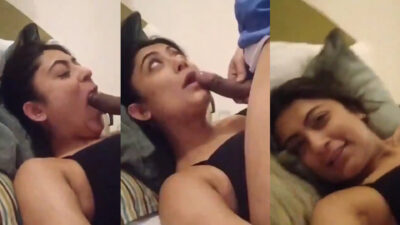 Tamil Bhabhi giving blowjob in hotel room