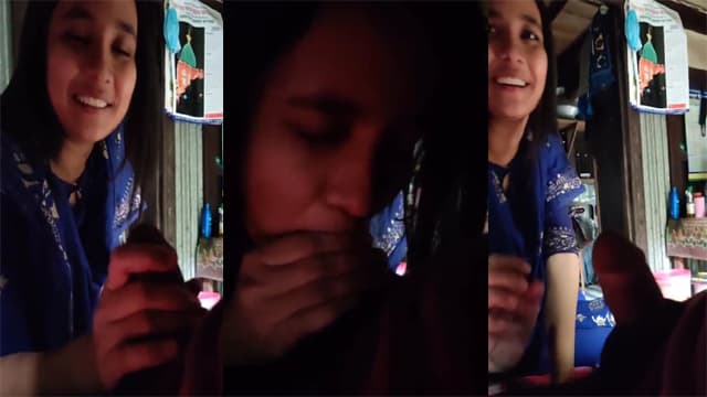 Slim College Babe – BF BJ Leaked MMS