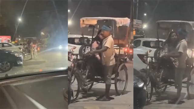 Desi Road Rickshaw – Girl Penis Caught Hard