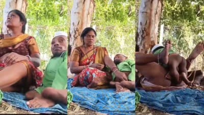Madurai Village Aunty Fucking In Saree Hot boobs
