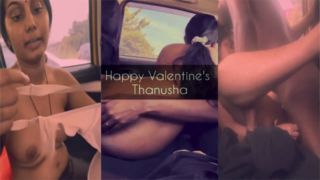 Valentine’s Day Tamil Lovers Nice In Car Sex Video