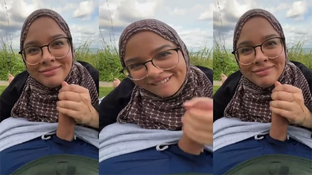 Desi Hijabi Babe – Maal Big Cock Park